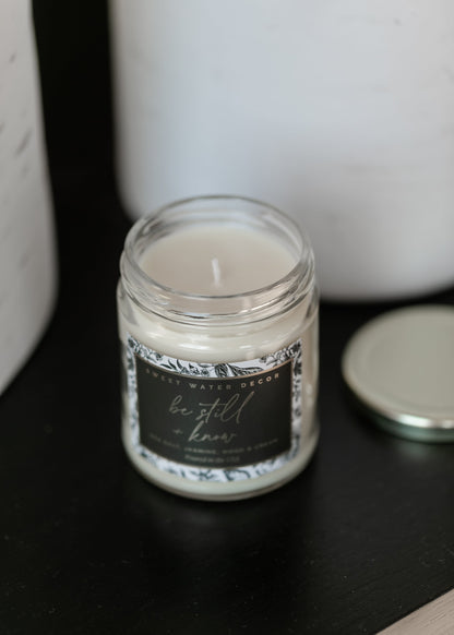 Be Still and Know 9oz Soy Candle FF Home + Lifestyle