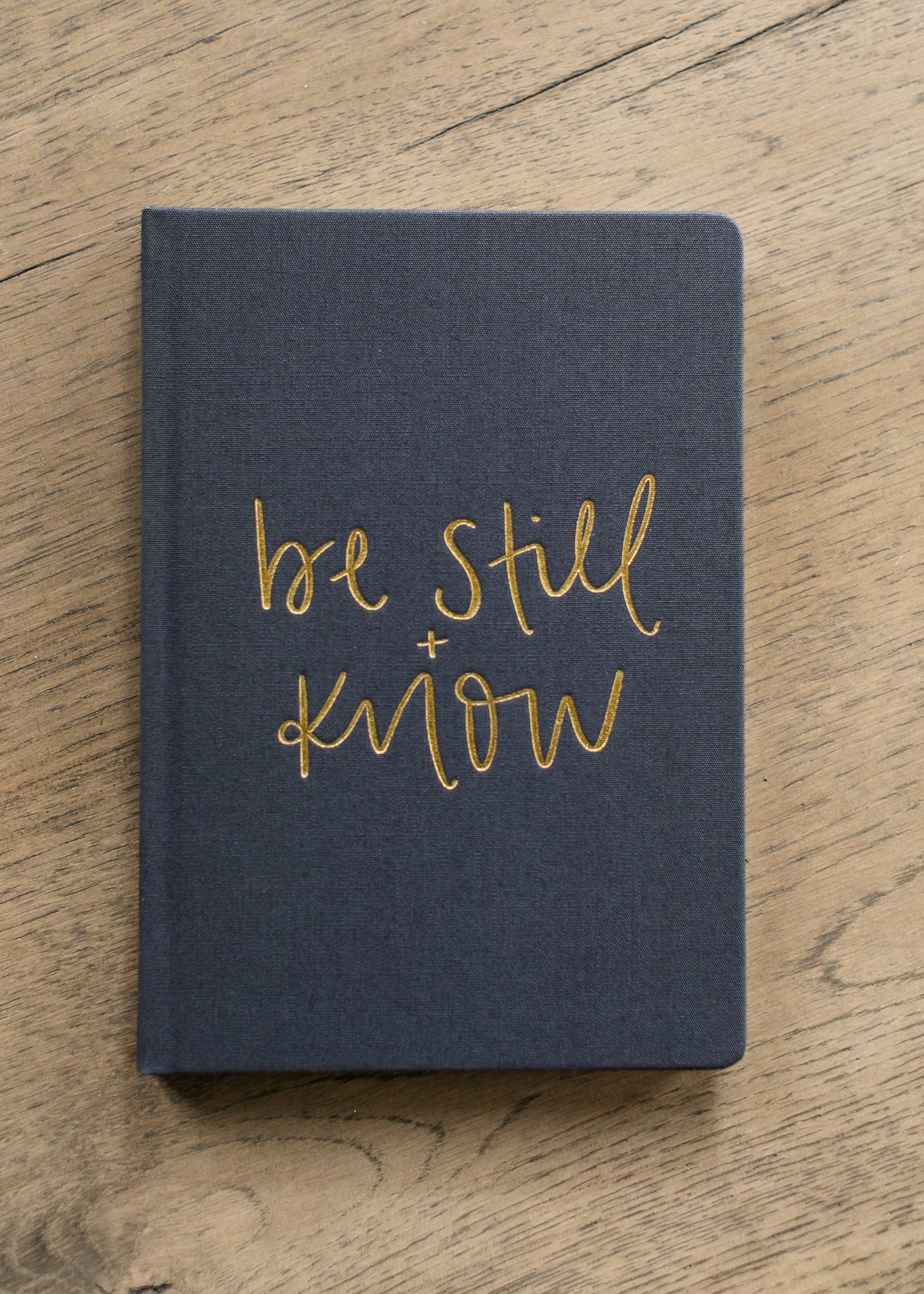 Be Still + Know Fabric Journal Gifts