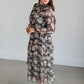 Beckinsale Long Sleeve Floral Maxi Dress FF Dresses