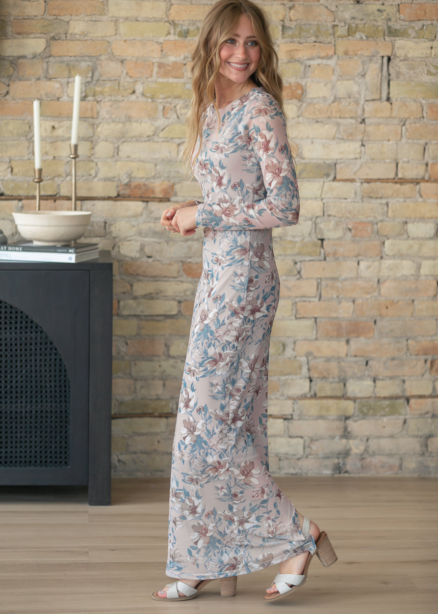 Belle Long Sleeve Maxi Dress IC Dresses