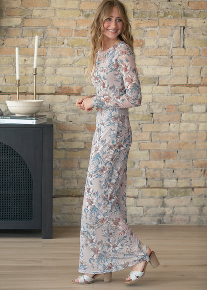 Belle Long Sleeve Maxi Dress IC Dresses
