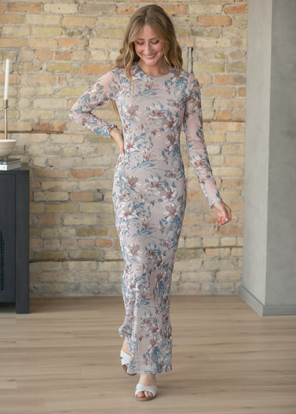 Belle Long Sleeve Maxi Dress IC Dresses