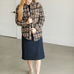 Belle Plaid Quilted Shacket FF Tops