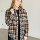 Belle Plaid Quilted Shacket FF Tops