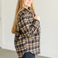 Belle Plaid Quilted Shacket FF Tops
