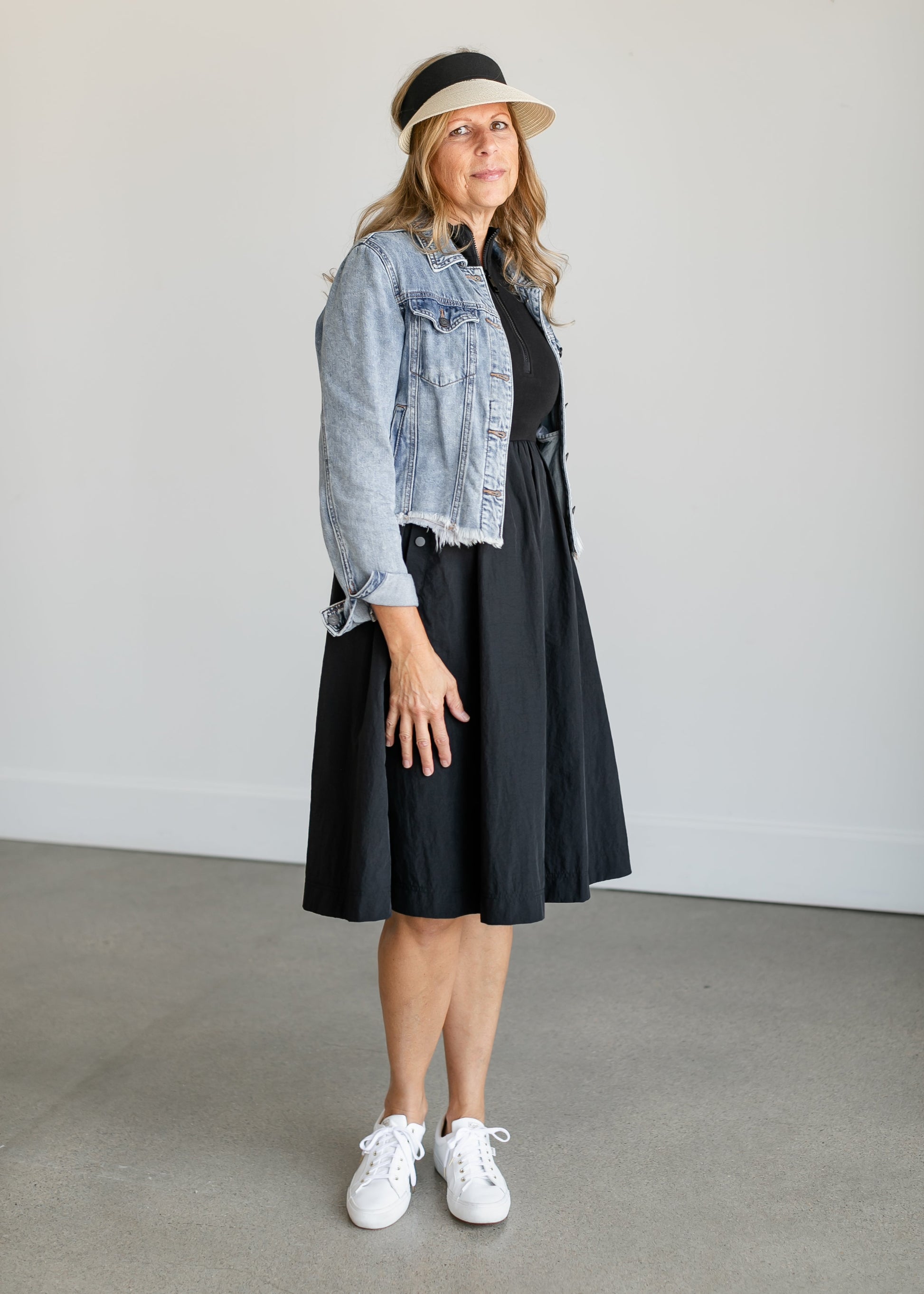 Berlin Half-Zip Sleeveless Midi Dress FF Dresses