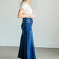Bethany A-line Long Denim Skirt IC Skirts