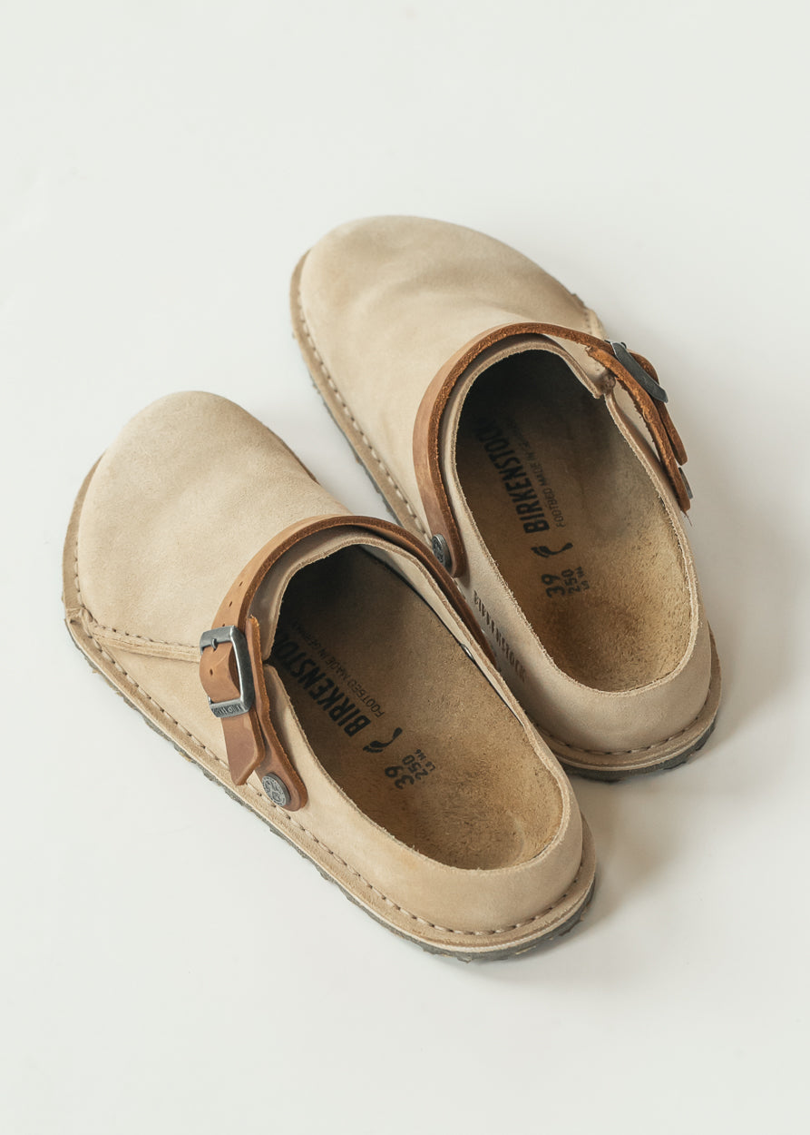 BIRKENSTOCK® Lutry Premium Suede Nubuck Clogs Shoes