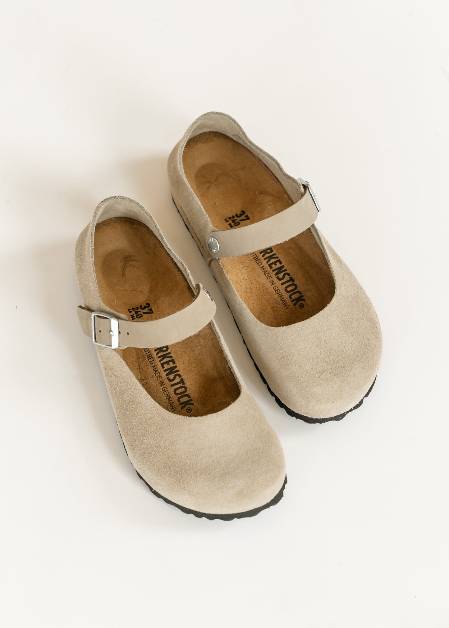 Birkenstock® Taupe Mantova Suede Low Shoe Shoes