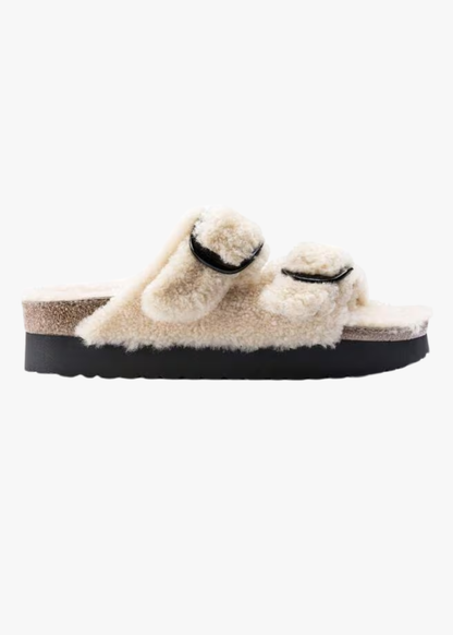 Birkenstock® Women's Arizona Big Buckle Shearling Shoes