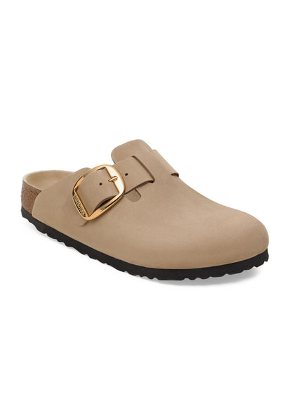 BIRKENSTOCK® Women's Boston Brown Oiled Leather Clog Shoes