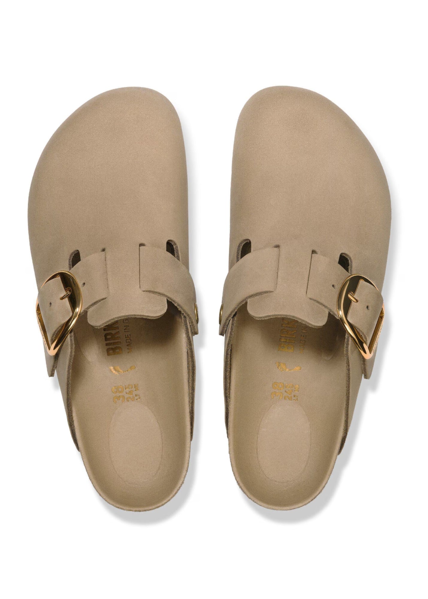 BIRKENSTOCK® Women's Boston Brown Oiled Leather Clog Shoes