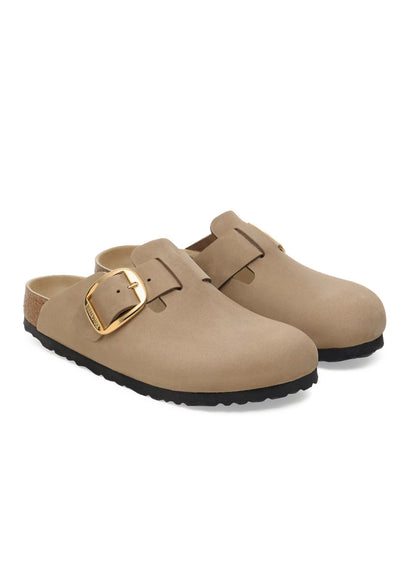 BIRKENSTOCK® Women's Boston Brown Oiled Leather Clog Shoes