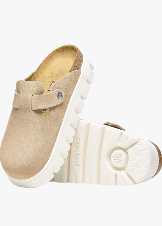 Birkenstock® Women's Boston Chunky Suede Clogs Shoes