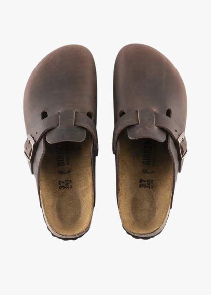 Birkenstock® Women's Boston Oiled Leather Clogs Shoes