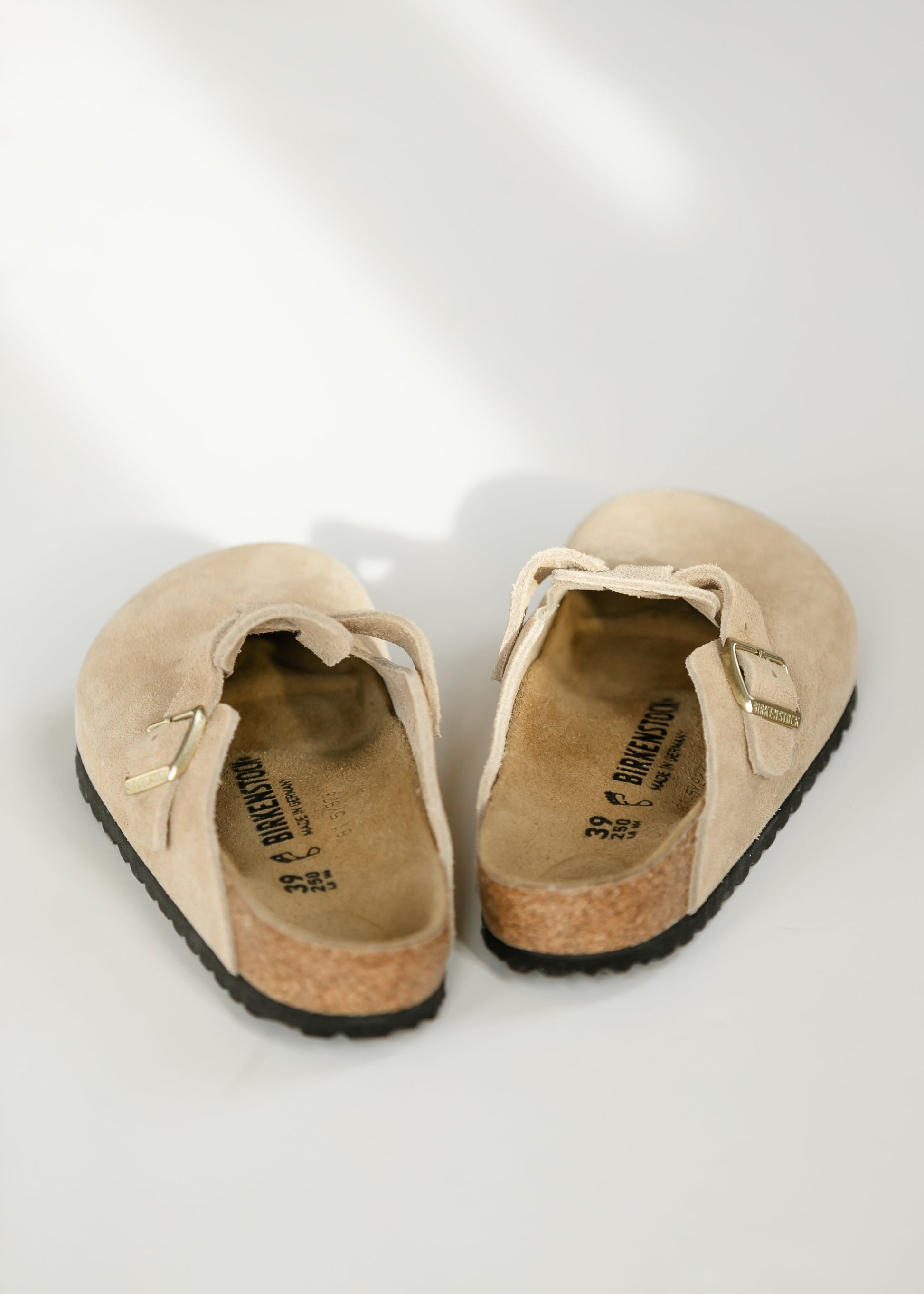 Birkenstock® Women's Boston Sandcastle Suede Clog Shoes