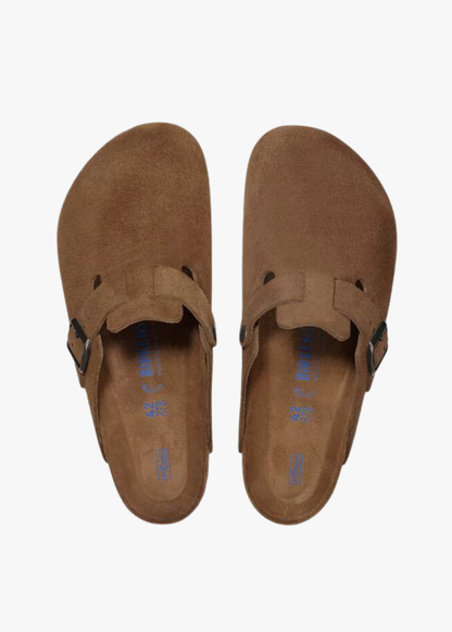 Birkenstock® Women's Boston Suede Leather Clogs Shoes 11