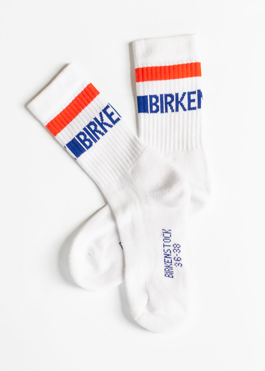Birkenstock® Women's Cotton Crew Red Stripe Socks Accessories