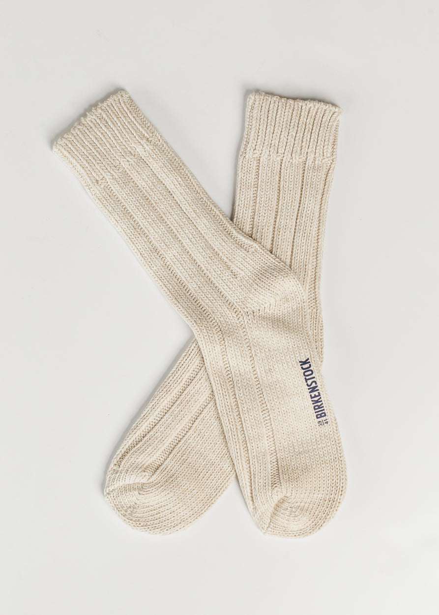 Birkenstock® Women's Off White Cotton Twist Socks Accessories