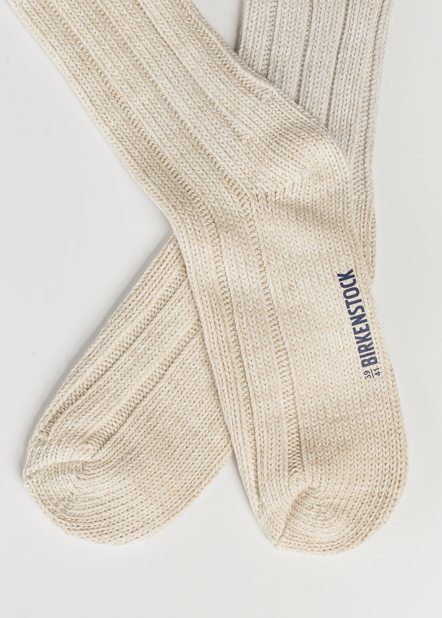 Birkenstock® Women's Off White Cotton Twist Socks Accessories