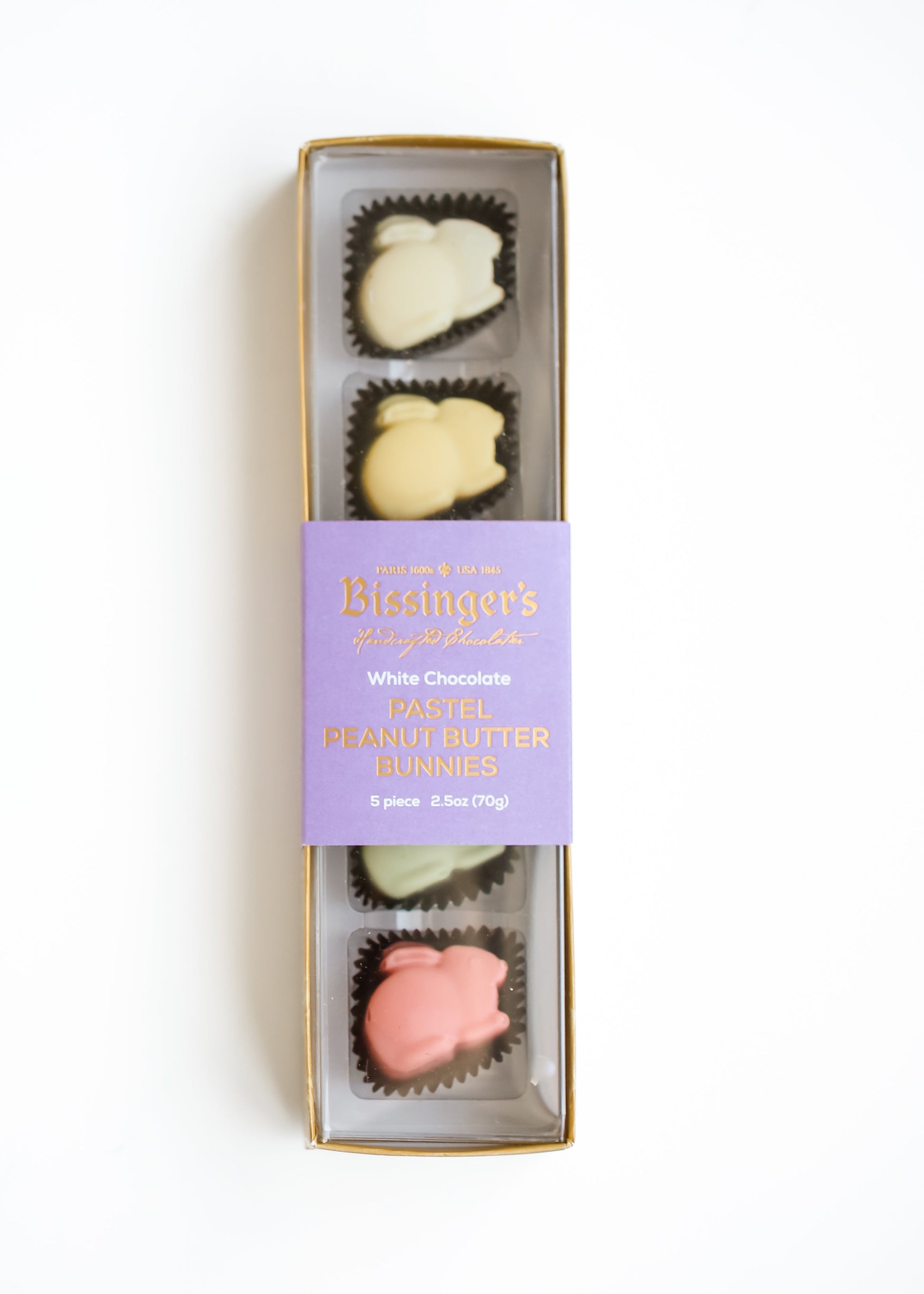 Bissinger's Pastel Peanut Butter Bunnies Flight Gifts