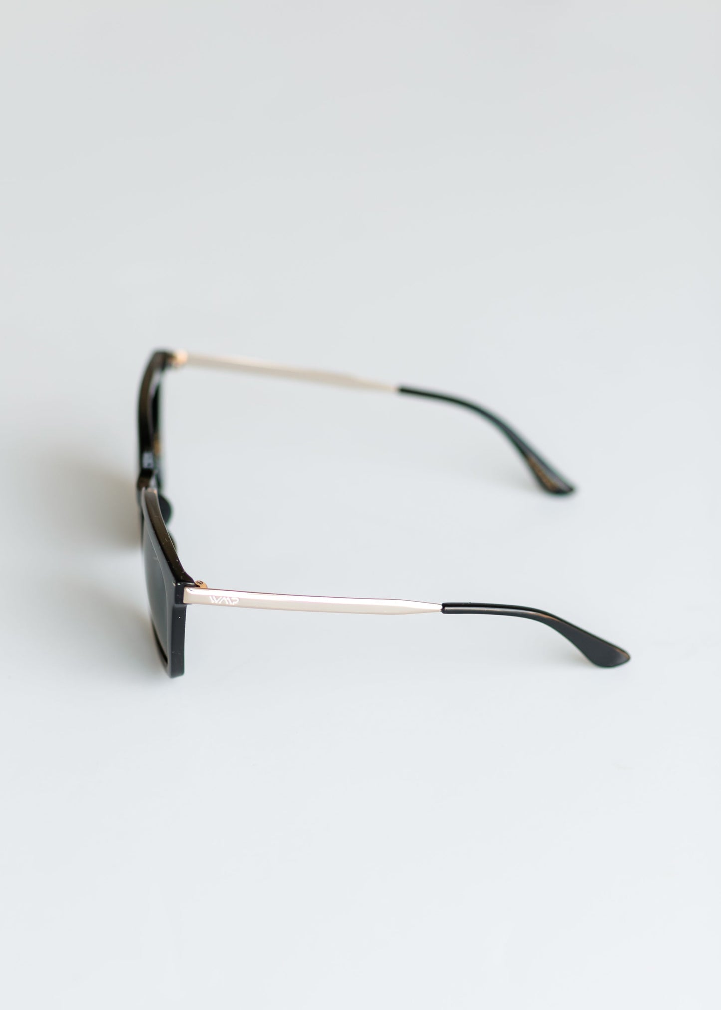 Black and Gold Square Sunglasses Accessories