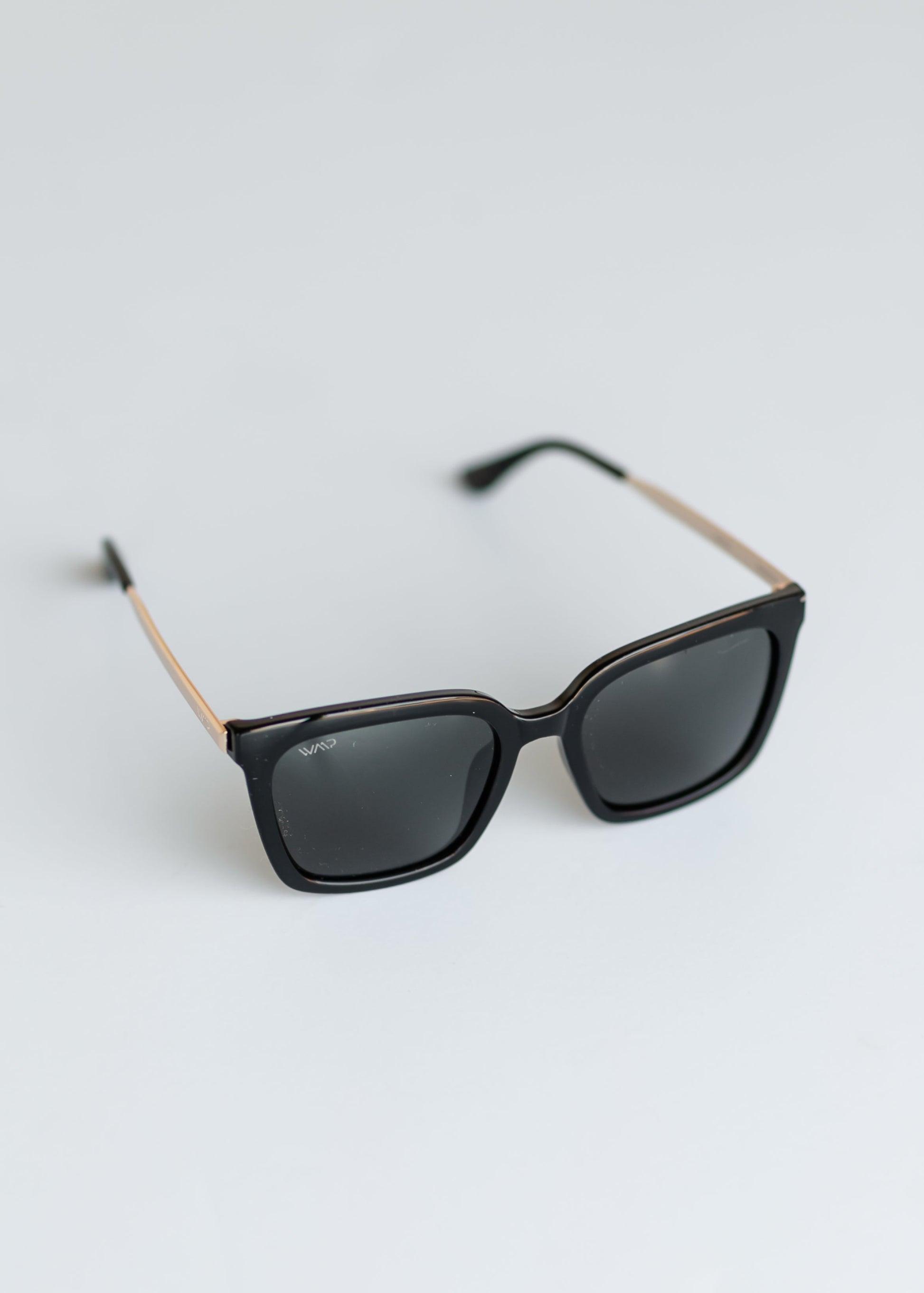 Black and Gold Square Sunglasses Accessories