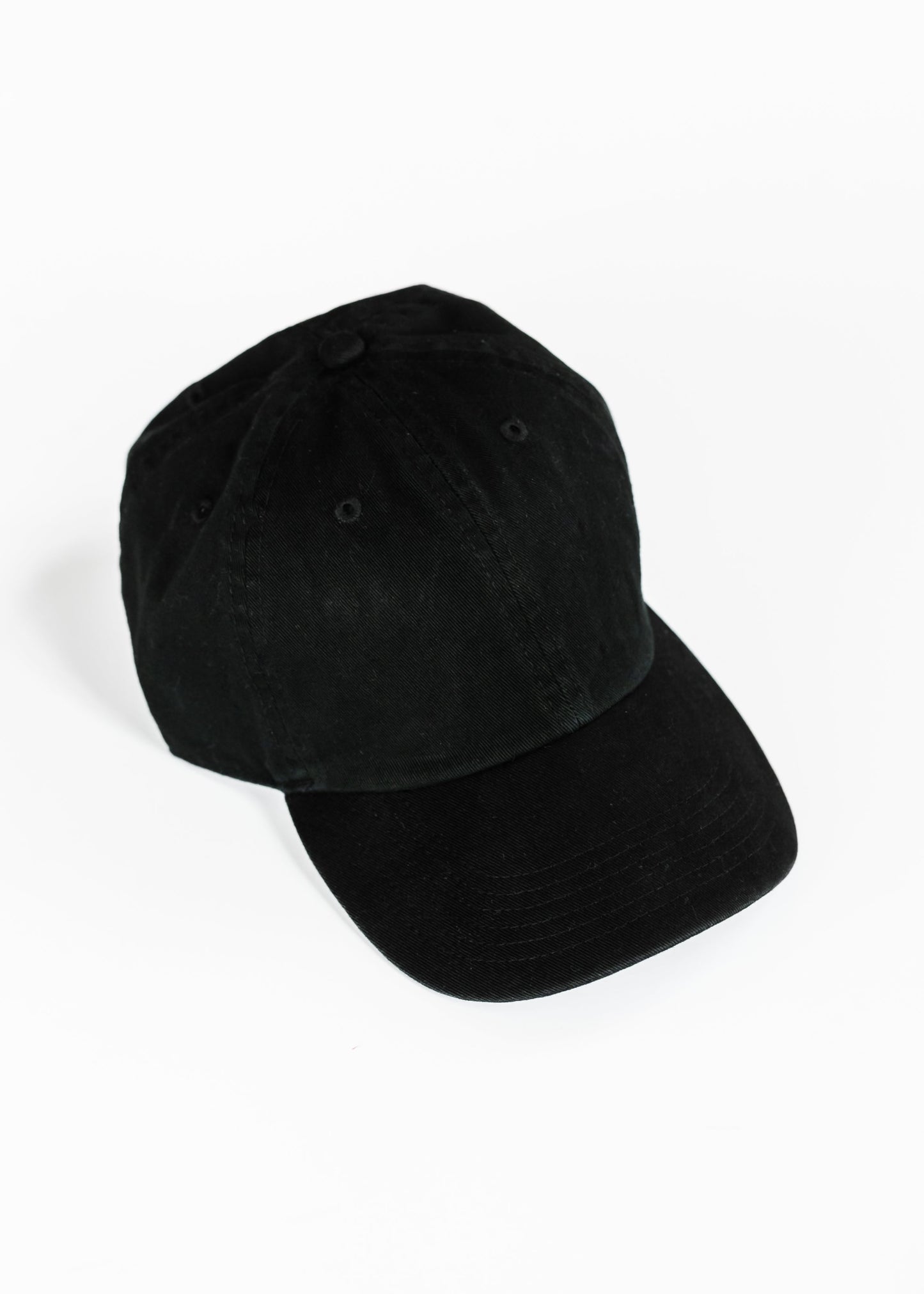 Black Cotton Baseball Hat Accessory