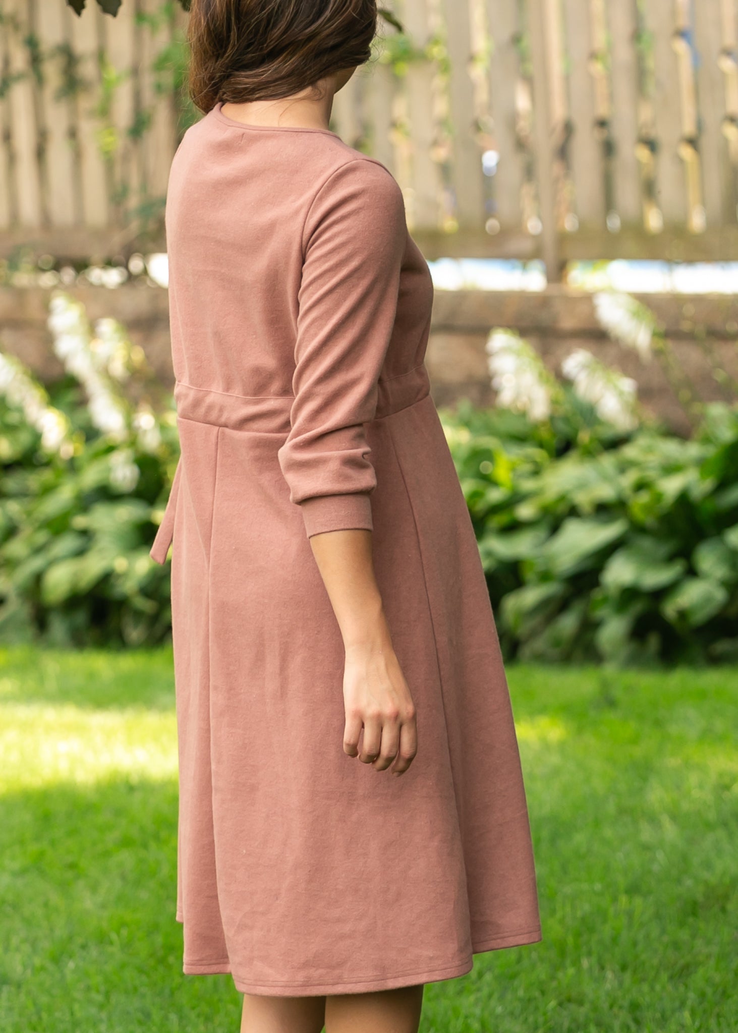 knee length dresses for ladies Blair Long Sleeve Midi Dress main image 0