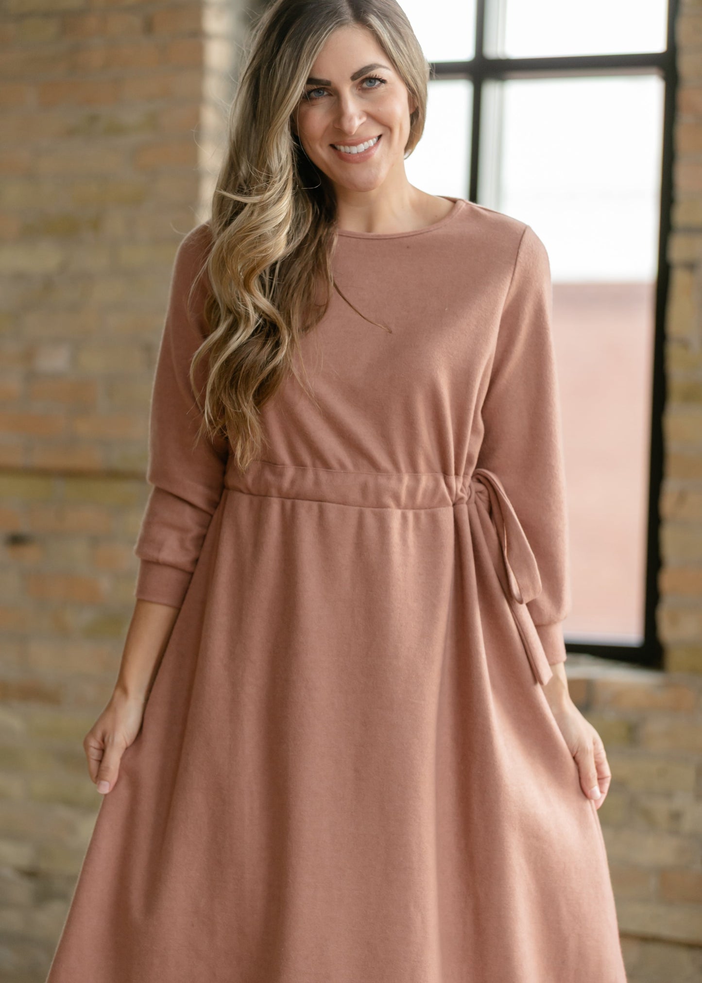 Blair Long Sleeve Midi Dress IC Dresses