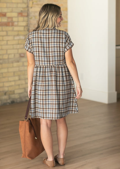 Blanche Harvest Plaid Dress FF Dresses