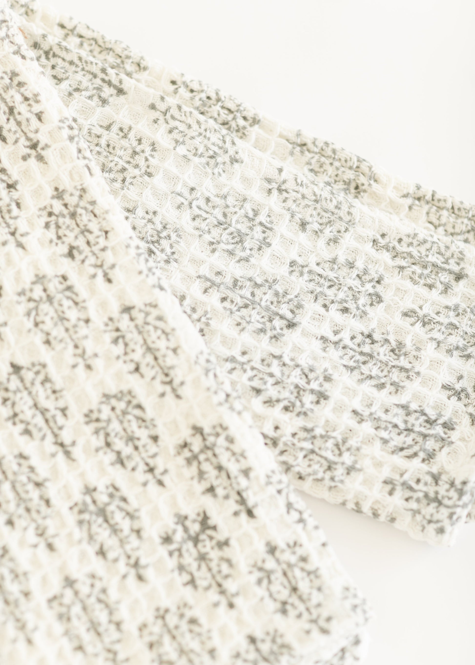 Blomma Block Print Dishtowel FF Home + Lifestyle