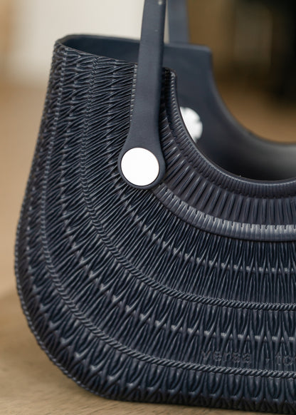 Blythe Navy Textured Versa Tote Accessory