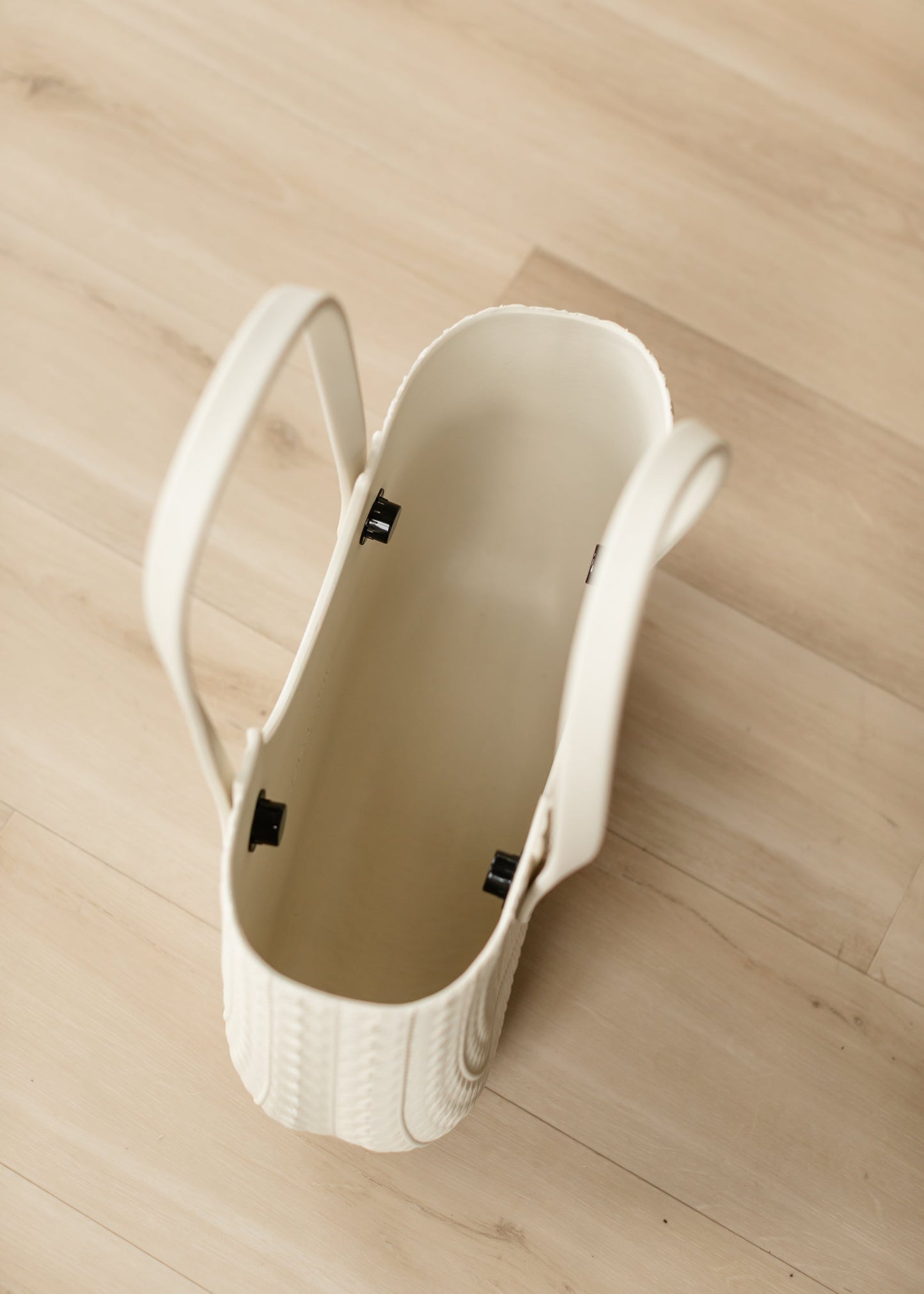 Blythe Off White Textured Versa Tote Accessory