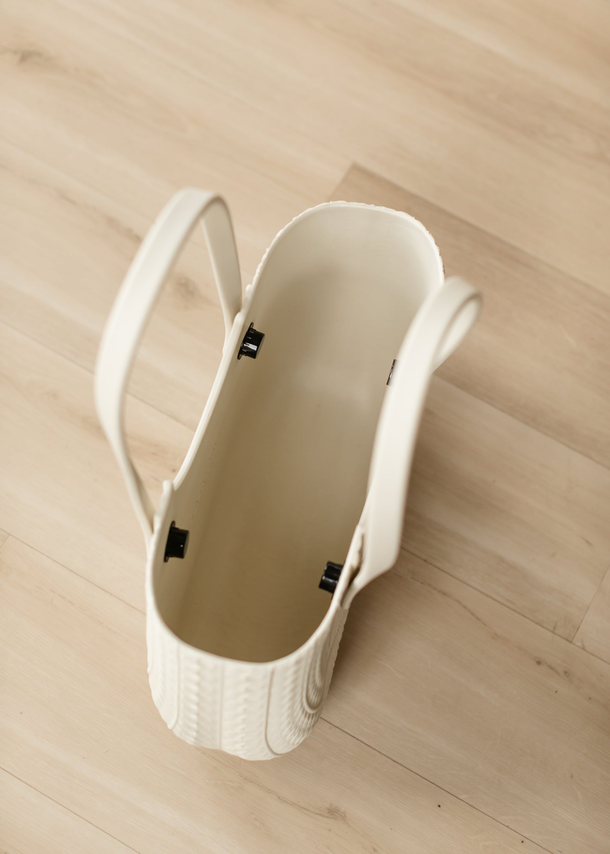 Blythe Off White Textured Versa Tote Accessory