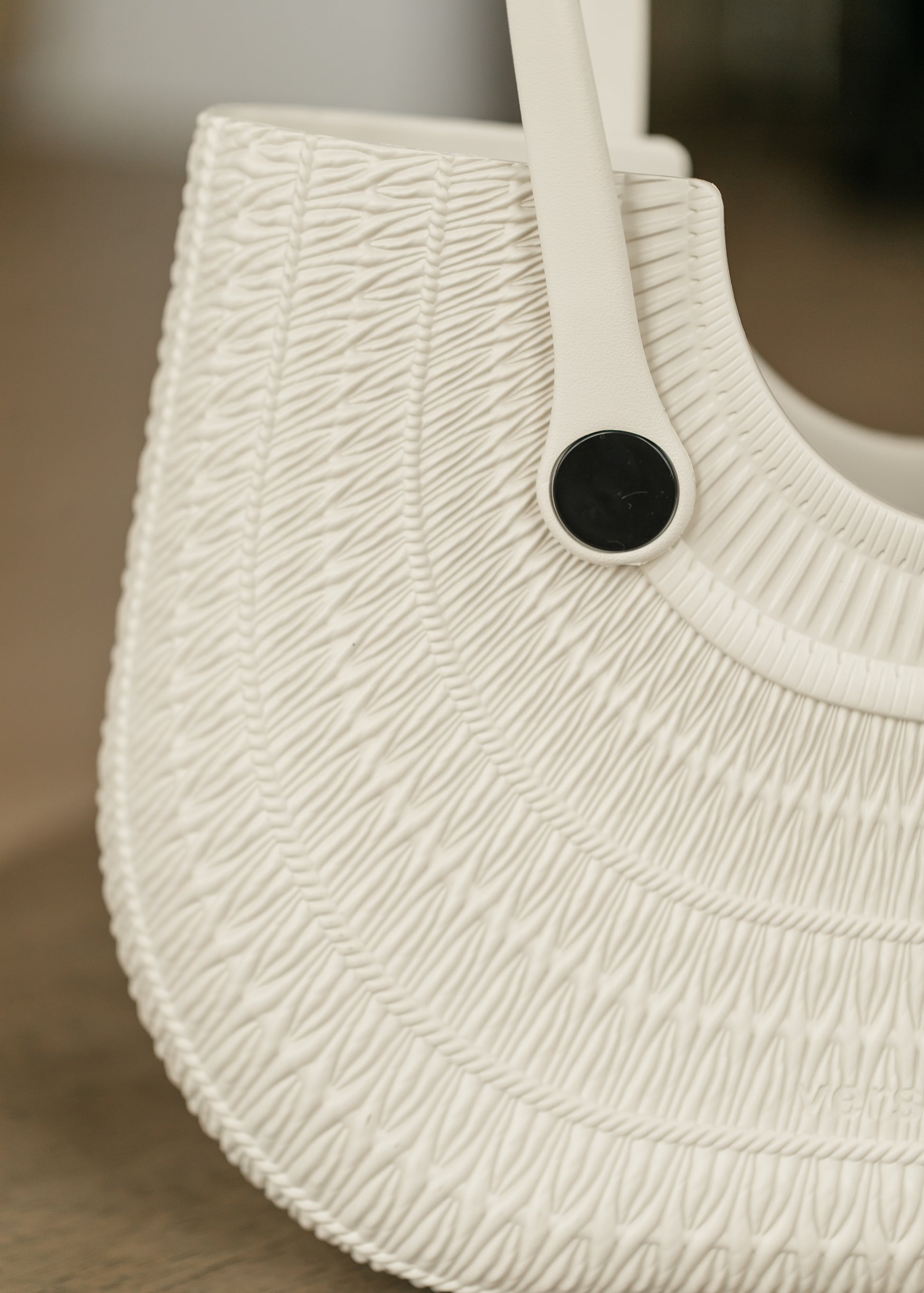Blythe Off White Textured Versa Tote Accessory