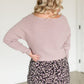 Boatneck Dolman Sleeve Sweater FF Tops