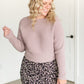 Boatneck Dolman Sleeve Sweater FF Tops