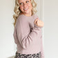 Boatneck Dolman Sleeve Sweater FF Tops