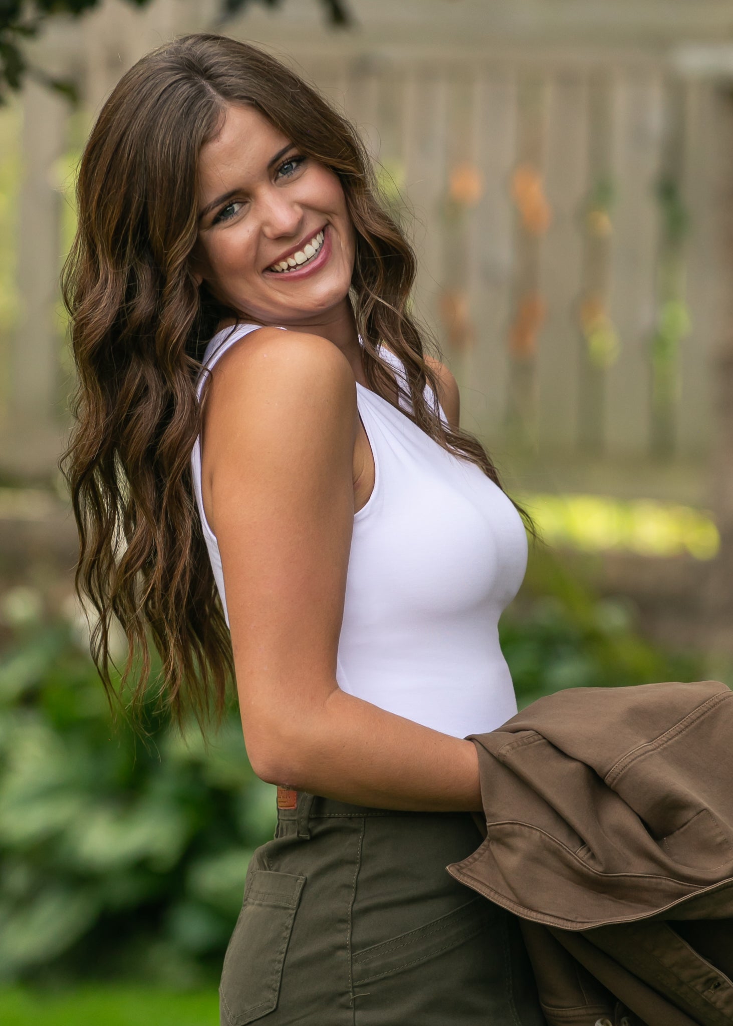 Boatneck Double Lined Knit Tank FF Tops