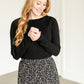 Boatneck Fine Knit Sweater FF Tops
