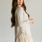 Boatneck Knit Long Sleeve Top FF Tops