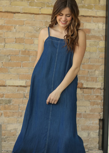 Bow Back Tank Maxi Dress FF Dresses