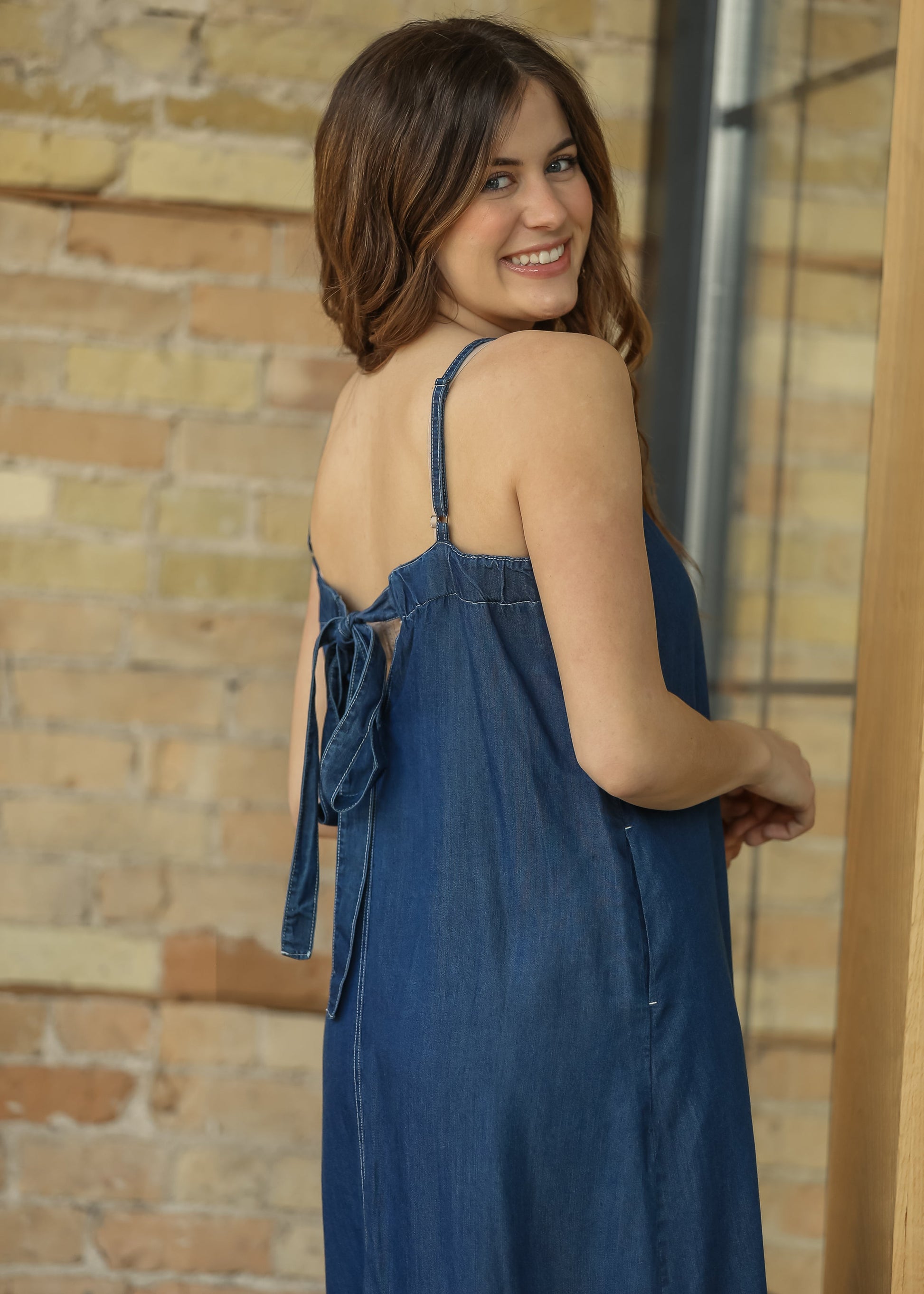 Bow Back Tank Maxi Dress FF Dresses