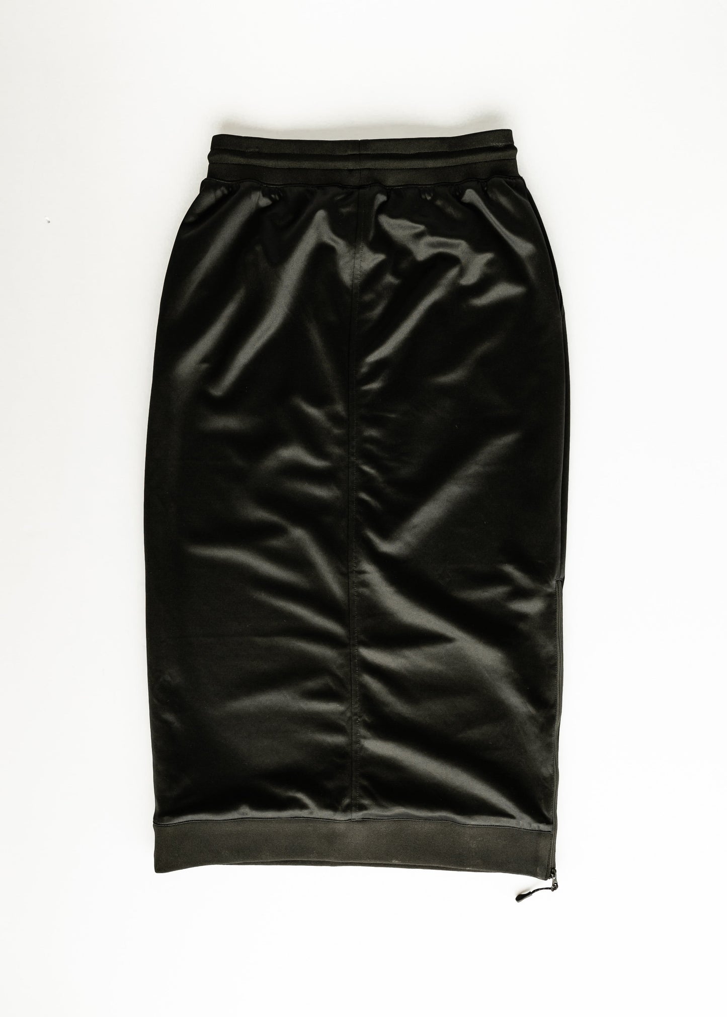 Bradi Black Side Zipper Midi Skirt Skirts