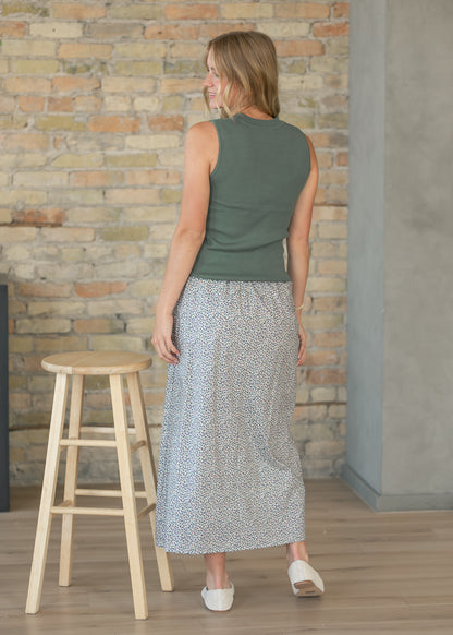 Braylyn Berry Floral Midi Skirt IC Skirts