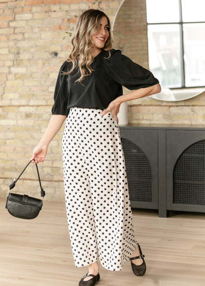 Braylyn Polka Dot Maxi Skirt IC Skirts