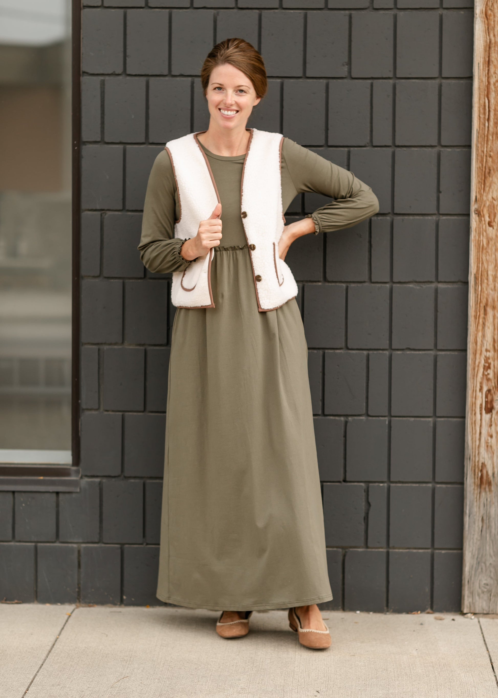 Brie Long Sleeve Maxi Dress - FINAL SALE XS Brie Long Sleeve Maxi Dress - FINAL SALE XS