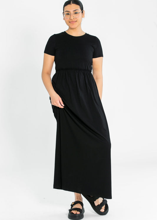 Brie Short Sleeve Maxi Dress IC Dresses