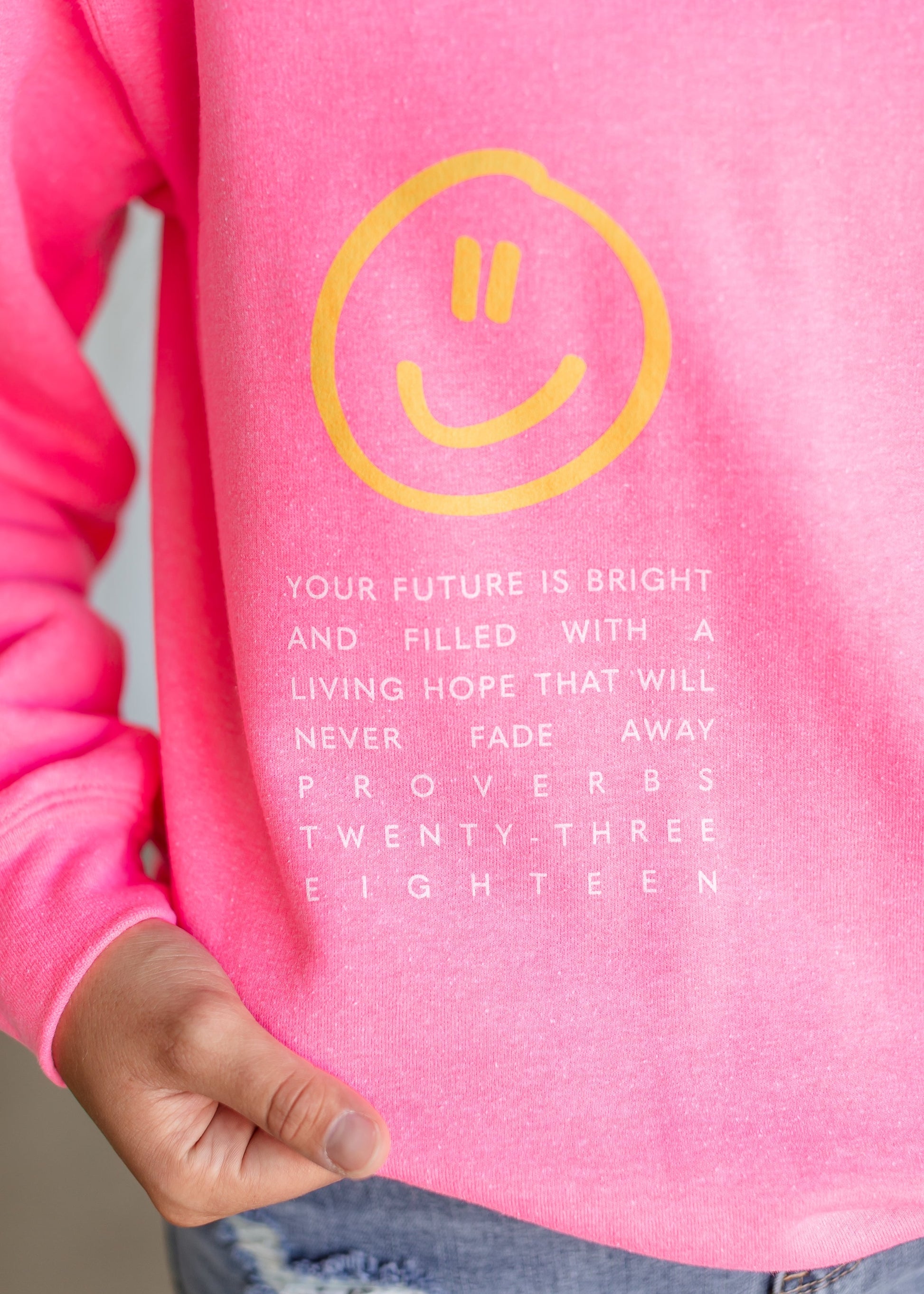 Bright Future Crewneck Sweatshirt FF Tops